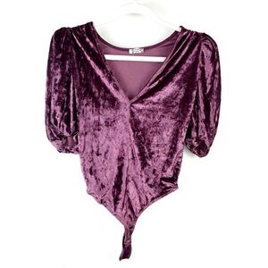 Intimately Free People Don’t You Wish Purple/Violet Bodysuit | Size XS